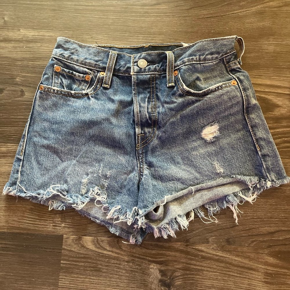 Levi's Blue Denim Size 25 Shorts